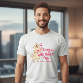 Camisa Feliz Dia dos Namorados Cachorro | Amor de