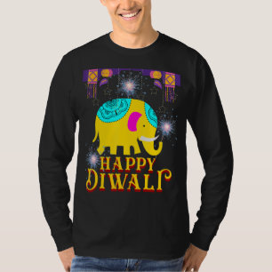 Camisa Feliz Diwali Divali Rangoli Lâmpadas Homens