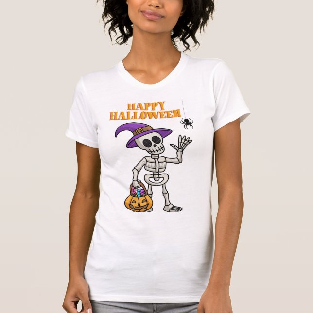 Camisa feliz do halloween (Frente)