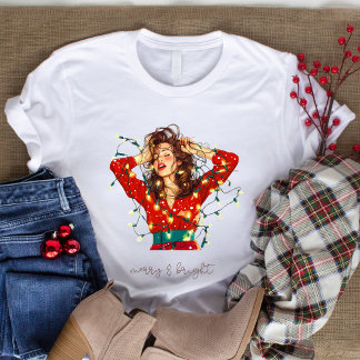 Camisa feliz e brilhante