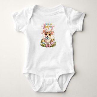 Camisa Feliz Páscoa Corgi – Cão de Orelhas de Coel