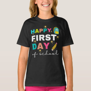 Camisa Feliz Primeiro Dia de Aula, Professor de Es