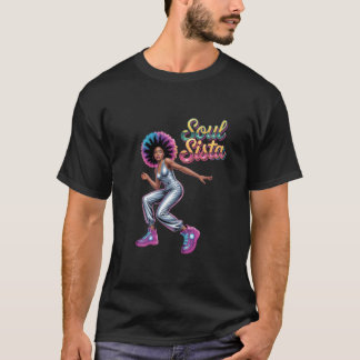 Camisa Feminina Artística Funk Vintage Anos 70 Fan