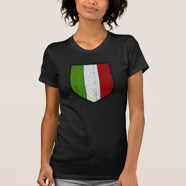 Camisa Feminina Bandeira da Itália (Frente)
