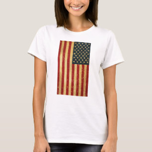 Camisa Feminina Branca EUA Vintage Grunge