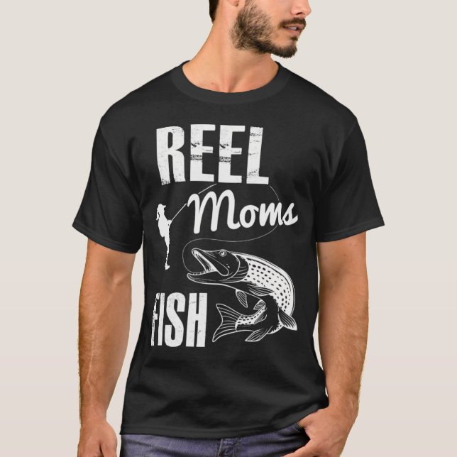 Camisa Feminina Citação Engraçada de Pesca (Frente)