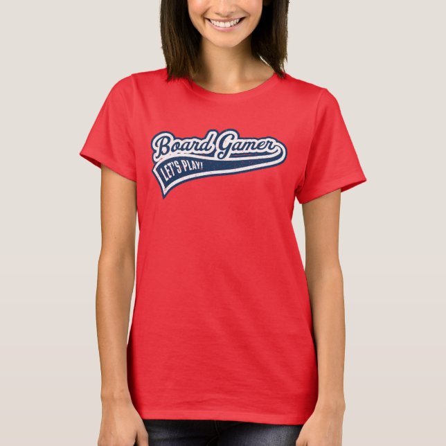 Camisa Feminina de Jogadora de Tabuleiro Esportiva (Frente)