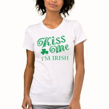 Camisa Feminina Dia de São Patrício Me Beije