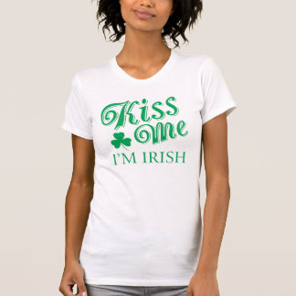 Camisa Feminina Dia de São Patrício Me Beije