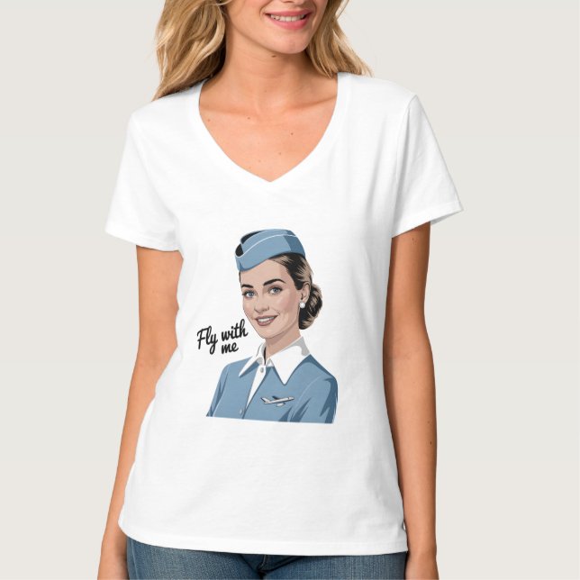 Camisa Feminina Escandinava de Camaroteira com Dec (Frente)