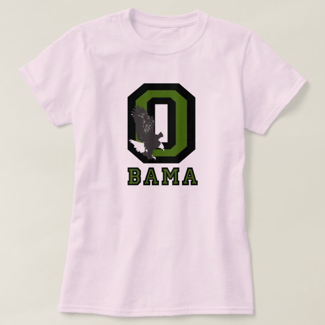 Camisa Feminina Estilo Obama College (Frente do Design)