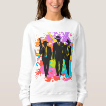 Camisa Feminina Gangster Chic Manga Longa