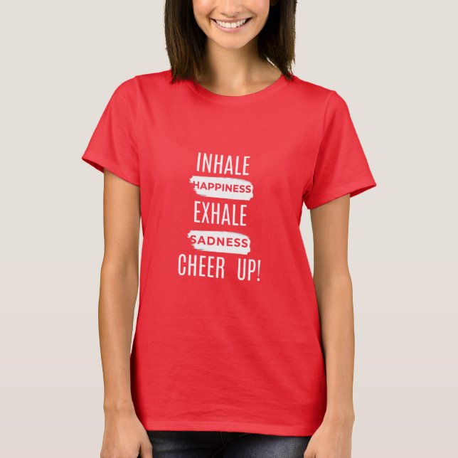 CAMISA FEMININA INALE E EXALE ÂNIMO  (Frente)