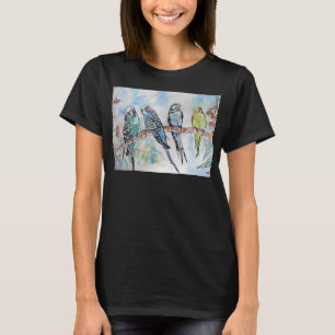 Camisa Feminina Mãe de Periquito Budgerigar