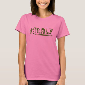 Camisa Feminina Manga Longa Itália Retro