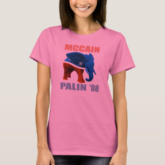 Camisa Feminina Manga Longa McCain Palin '08