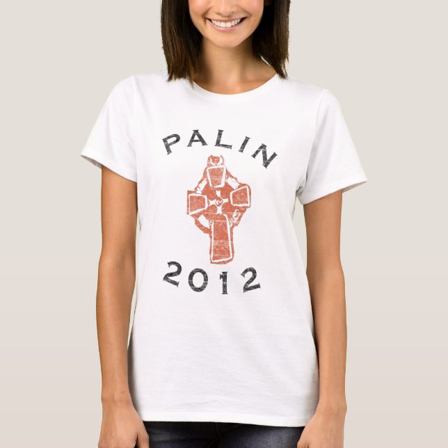 Camisa Feminina Manga Longa Palin 2012 Cross (Frente)