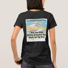 CAMISA FEMININA - Meus Portos de Cruzeiro Favorito
