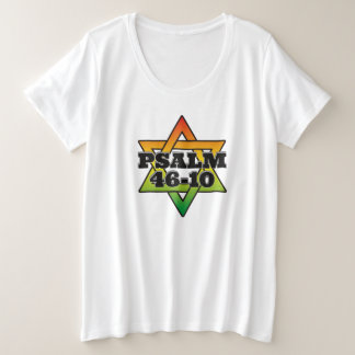 Camisa Feminina Plus Size Salmo 46-10