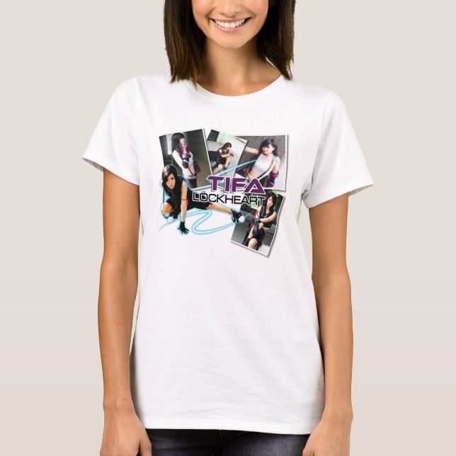Camisa Feminina Tifa LockHeart (Frente)