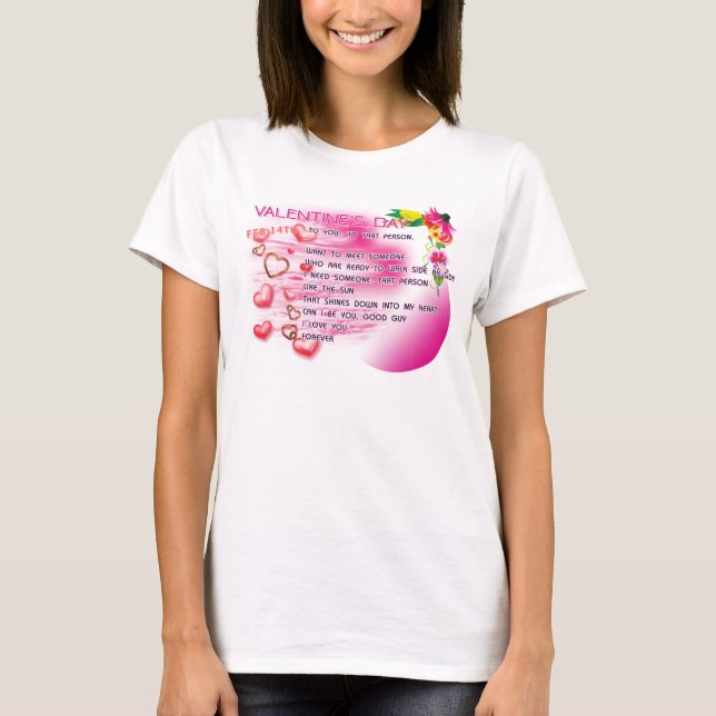 Camisa Feminina Valentine 2026 -ENG (Frente)