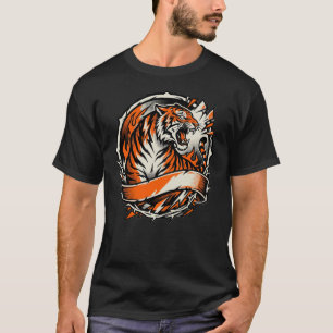 Camisa Feroz Tigre – Rua de Animal Selvagem Agress