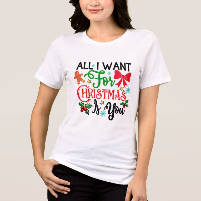 Camisa festiva para a alegria de Natal! (Frente)