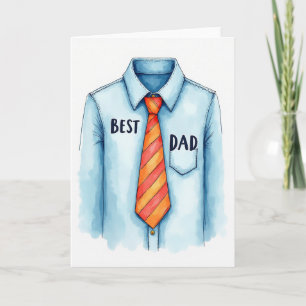 Camisa Fina Cartão do Dia dos Pais