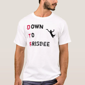 Camisa final de DTF (para baixo ao Frisbee)