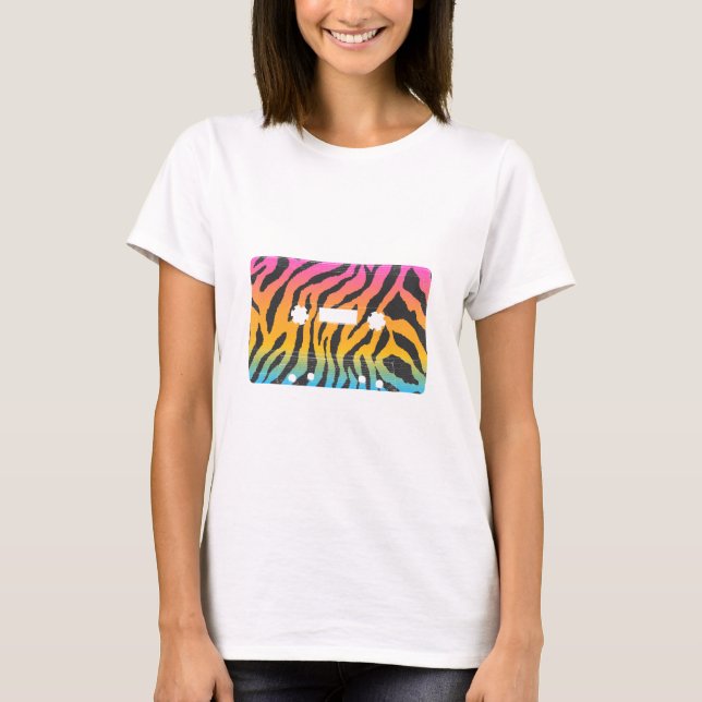 Camisa Fita Cassete Retro Corey Tiger 80s (Frente)