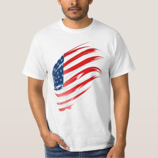 Camisa Flag-2 americana