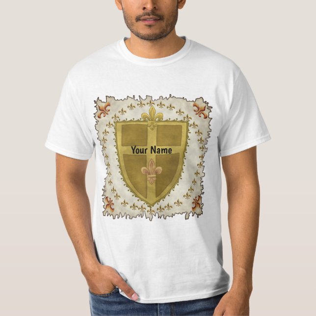 Camisa Fleur Brasão de Família Sobrenome (Frente)