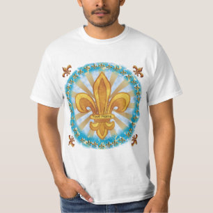 Camisa Fleur De Lis Brasão de Armas Sobrenome