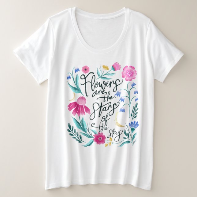 Camisa Flor (Frente do Design)