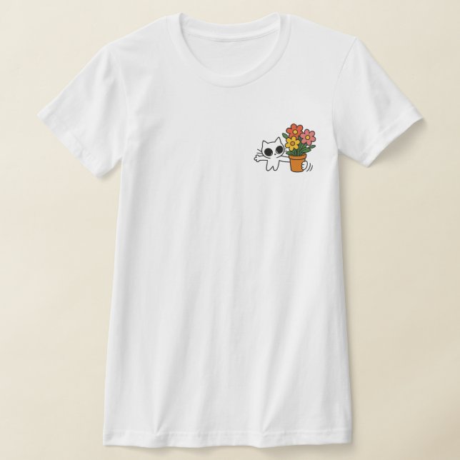 Camisa Flor Cat [ CC-CatCow ] (Postura )