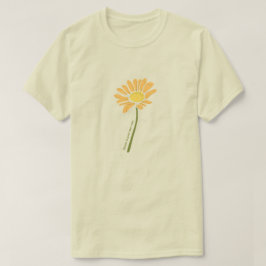 Camisa Flor - Cores Laranja