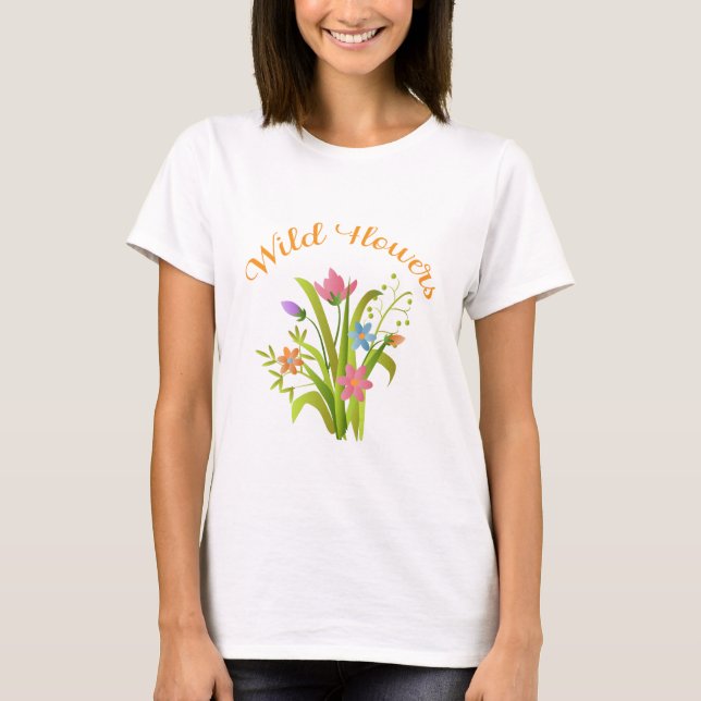 Camisa Floral das Flores Selvagens (Frente)