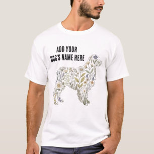 Camisa Floral de Cachorro Golden Retriever Prese
