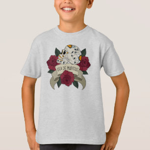 Camisa floral de Crânio Diâmetro de los Muertos