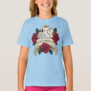 Camisa floral de Crânio Diâmetro de los Muertos