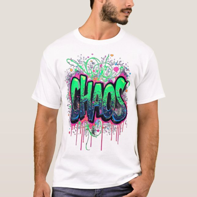 Camisa Floral de Veado Branco e Peônia em Estilo C (Frente)