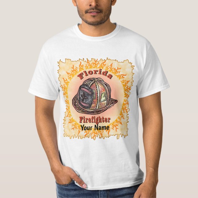 Camisa Florida Firefighter t (Frente)