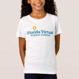 Camisa Florida Virtual Middle School para Meninas