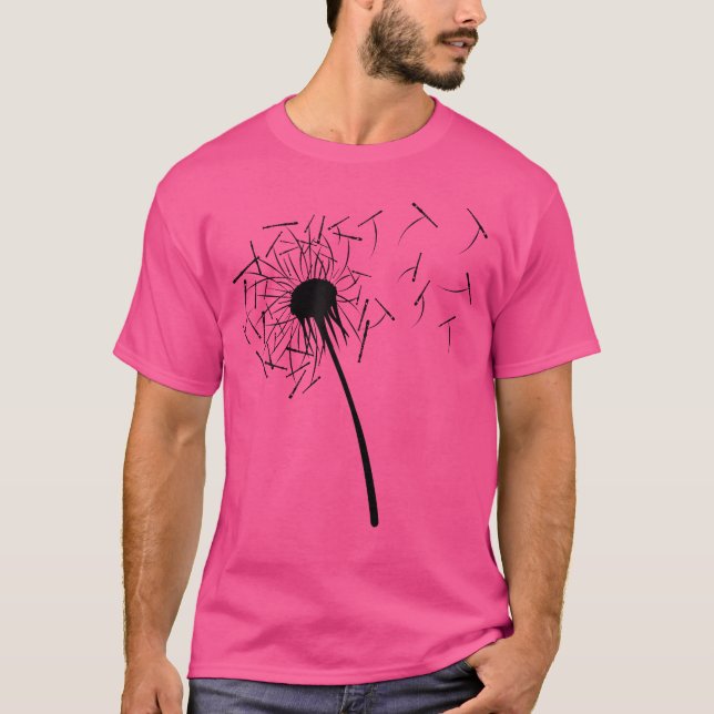 Camisa Flutuante De Dandelion Para Flautas (Frente)