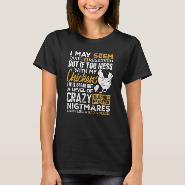 Camisa Fofa de Frango Para Mulheres e Homens Fazen (Frente)