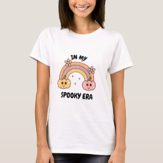 camisa fofa de Halloween com abóboras