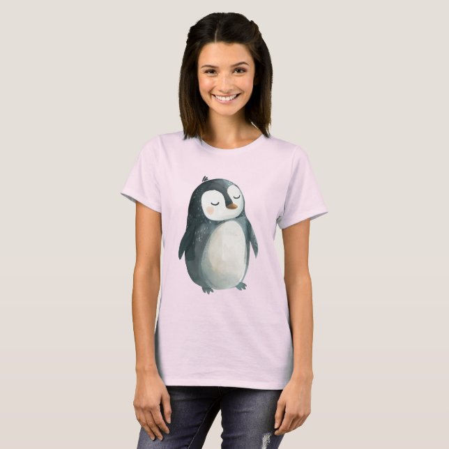 Camisa Fofa de Pinguim (Frente Completa)