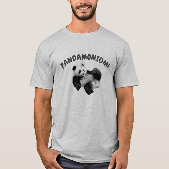 Camisa fofa do panda caído Pandamonium (Frente)
