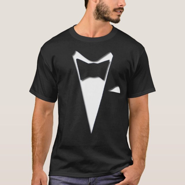Camisa formal do smoking T (Frente)