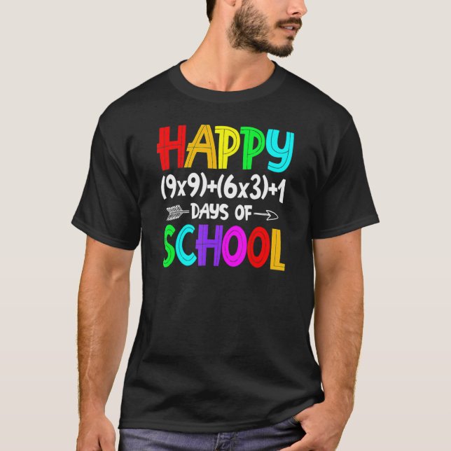 Camisa Fórmula Matemática 100 Dias De Escola Profe (Frente)
